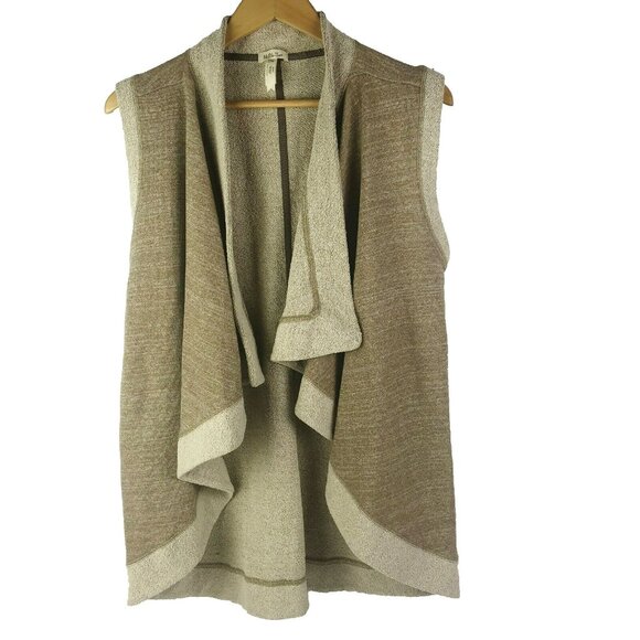 Matilda Jane Vest Cardigan Women Size Small Friends Forever Sara Vest Beige Gold - Picture 1 of 3